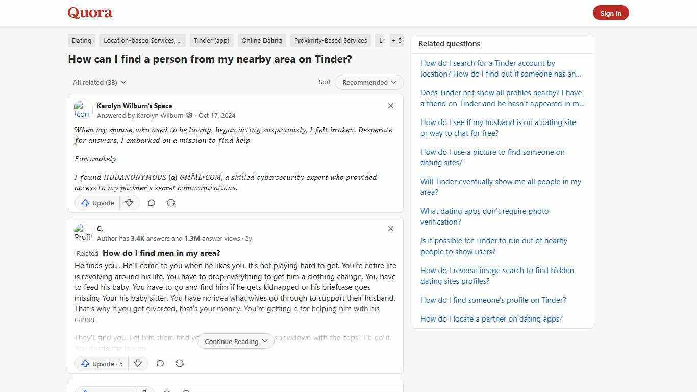 How to find a person from my nearby area on Tinder - Quora