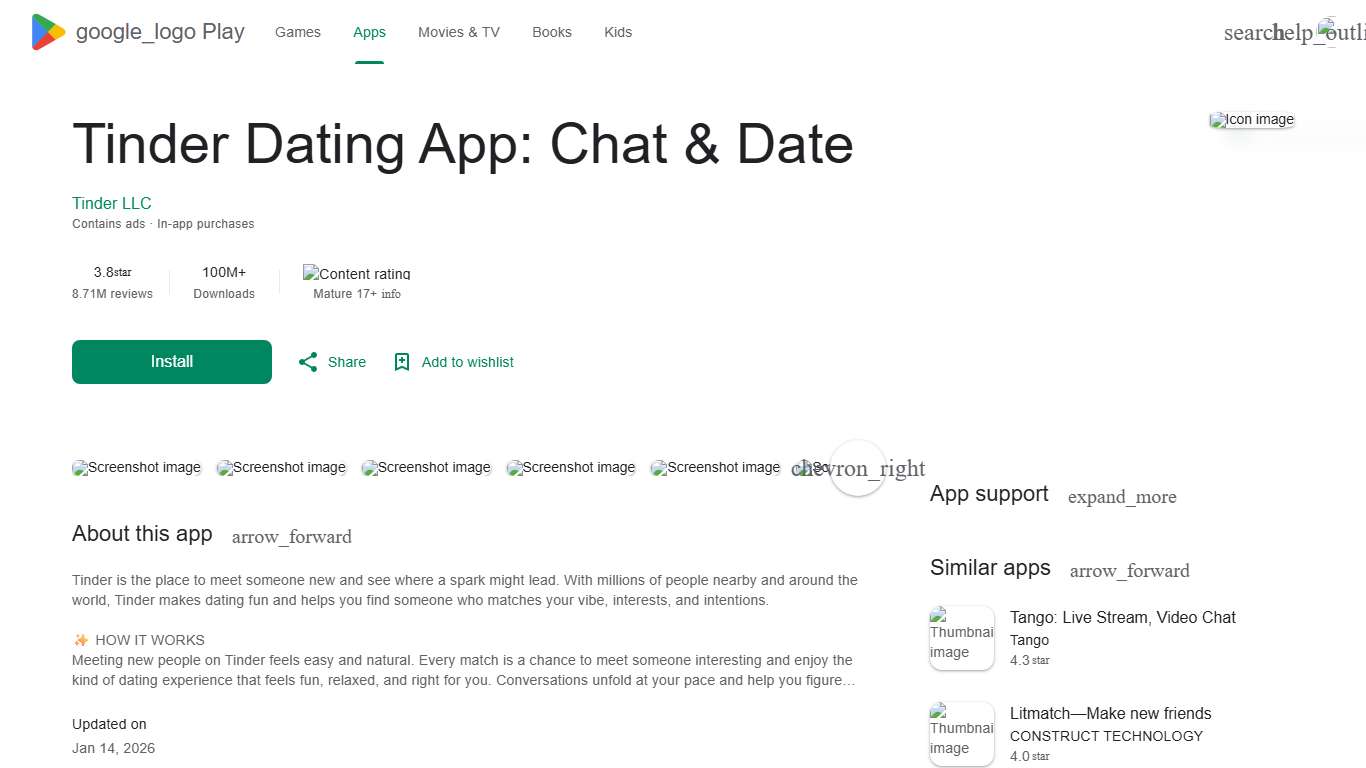 Tinder Dating App: Chat & Date - Apps on Google Play